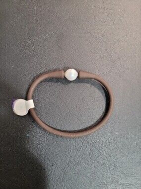 Gresham Silicone Bracelet With Pearl